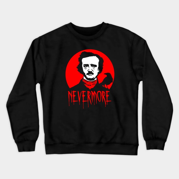 Nevermore - The Raven Crewneck Sweatshirt by buby87